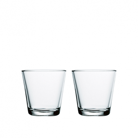 Kartio Glass 21cl clear - 2 pcs - Iittala - Kaj Franck - Furniture by Designcollectors