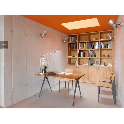 Compas Direction Bureau  - Natural oak - Ecru - Vitra - Jean Prouvé - Accueil - Furniture by Designcollectors