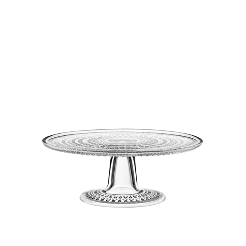 Kastehelmi cake stand 240mm clear - Iittala - Oiva Toikka - Home - Furniture by Designcollectors