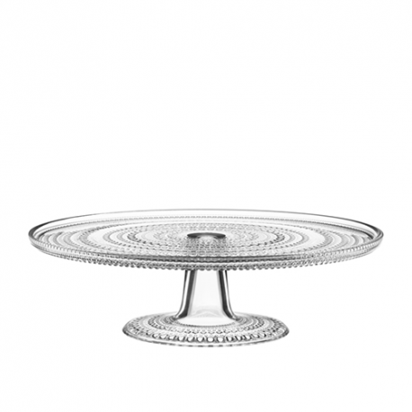 Kastehelmi cake stand 315mm clear - Iittala - Oiva Toikka - Outside Accessories - Furniture by Designcollectors