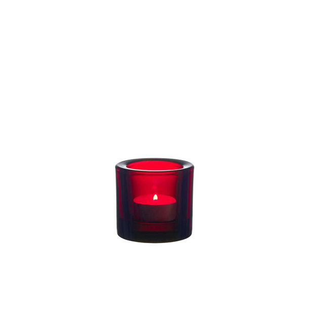Kivi Tealight candleholder 60mm cranberry - Iittala - Heikki Orvola - Home - Furniture by Designcollectors