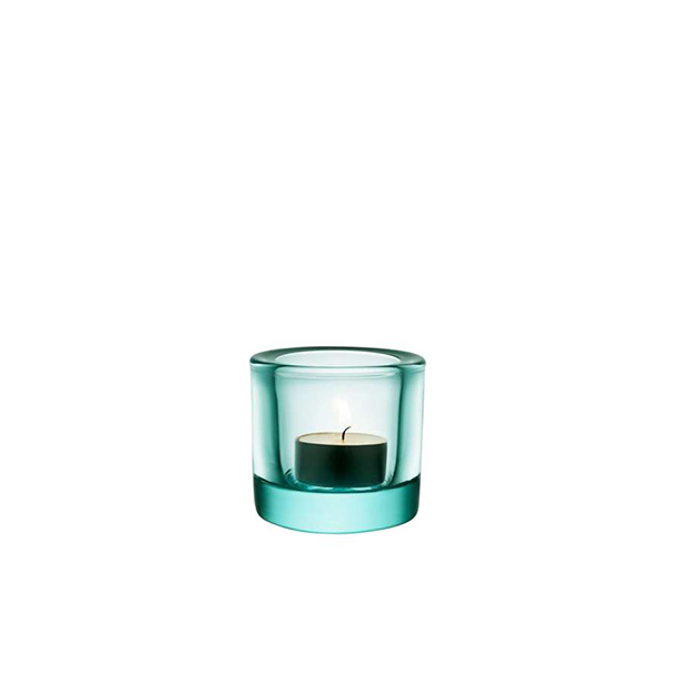 Kivi Tealight candleholder 60mm watergreen - Iittala - Heikki Orvola - Accueil - Furniture by Designcollectors