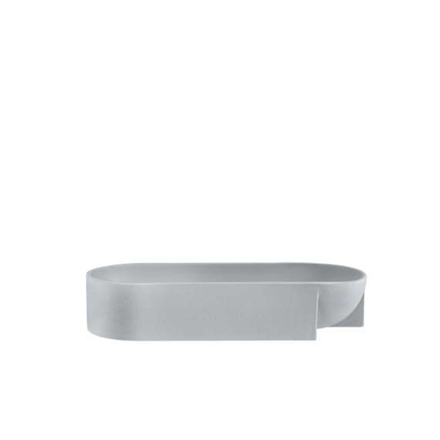 Kuru ceramic bowl 370x75mm light grey - Iittala - Philippe Malouin - Accueil - Furniture by Designcollectors