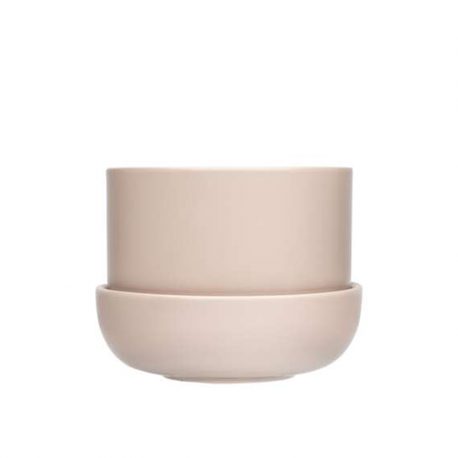 Nappula plant pot with saucer beige 170x130 - Iittala - Matti Klenell - Furniture by Designcollectors