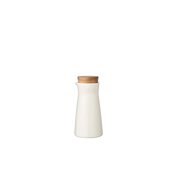 Teema pitcher with wooden lid 0,2 l - Iittala - Kaj Franck - Weekend 17-06-2022 15% - Furniture by Designcollectors