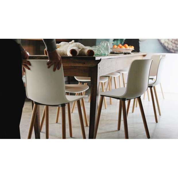 HAL Wood Chair - White - Vitra - Jasper Morrison - Home - Furniture by Designcollectors