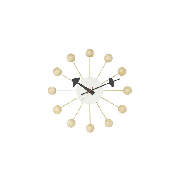 Clock - Ball Clock - Natural - Vitra - George Nelson - Home - Furniture by Designcollectors