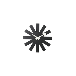 Clock Asterisk: Black