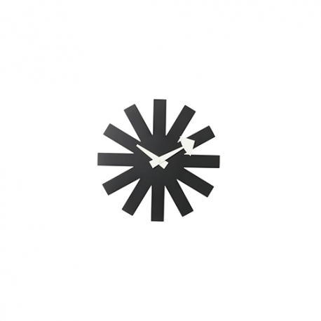 Clock Asterisk: Black - Vitra - George Nelson - Home - Furniture by Designcollectors