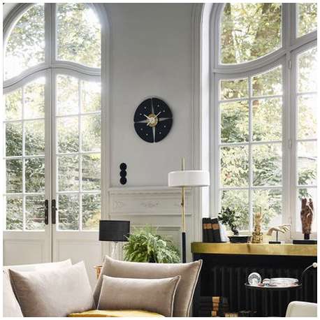 Clock Petal: Black Version - vitra - George Nelson - Weekend 17-06-2022 15% - Furniture by Designcollectors
