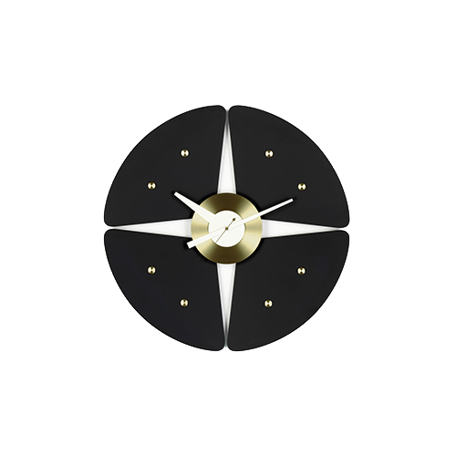 Clock Petal: Black Version - Vitra - George Nelson - Home - Furniture by Designcollectors