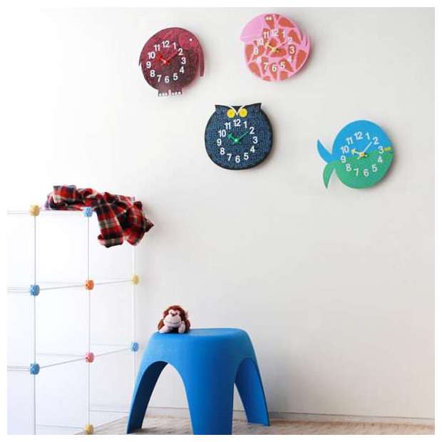 Clock Omar the Owl - Vitra - George Nelson - Accueil - Furniture by Designcollectors