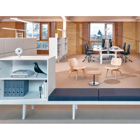 Desk clock Ceramic, Dark Grey / Blue - vitra - George Nelson - Weekend 17-06-2022 15% - Furniture by Designcollectors