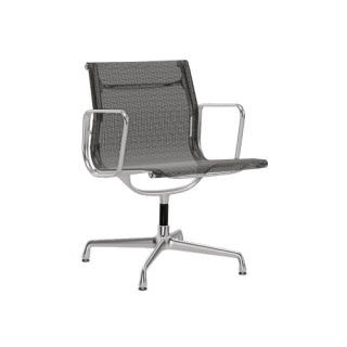 Aluminium Chair EA 108 Stoel - Netweave - Nero