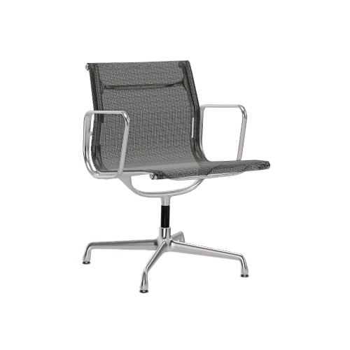 Aluminium Chair EA 108 Stoel - Netweave - Nero - Vitra - Charles & Ray Eames - Home - Furniture by Designcollectors