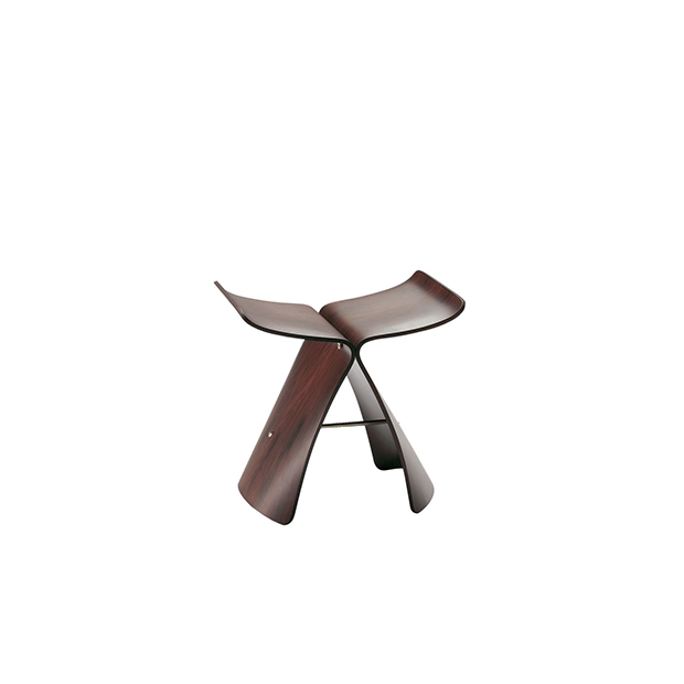 Butterfly Stool Tabouret - Palisander - Vitra - Sori Yanagi - Accueil - Furniture by Designcollectors