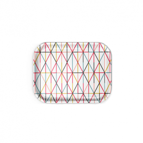 Classic Tray Plateau Medium, Grid Multicolour - Vitra - Alexander Girard - Accueil - Furniture by Designcollectors
