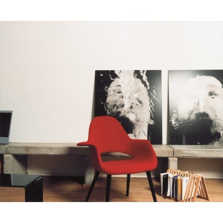 Organic Chair - Hopsak - dark blue/ moorbrown - vitra - Charles & Ray Eames - Home - Furniture by Designcollectors
