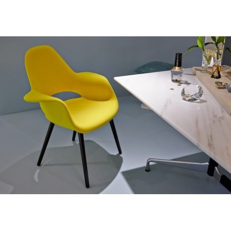 Organic Chair - Hopsak - dark blue/ moorbrown - vitra - Charles & Ray Eames - Home - Furniture by Designcollectors