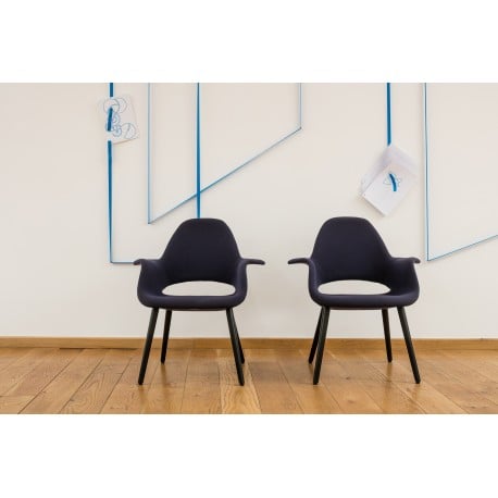 Organic Chair - Hopsak - dark blue/ moorbrown - vitra - Charles & Ray Eames - Accueil - Furniture by Designcollectors