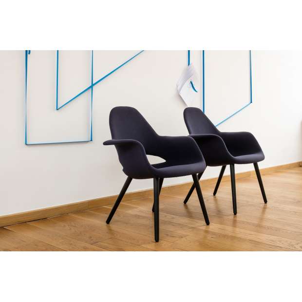 Organic Chair - Hopsak - dark blue/ moorbrown - Vitra - Charles & Ray Eames - Home - Furniture by Designcollectors