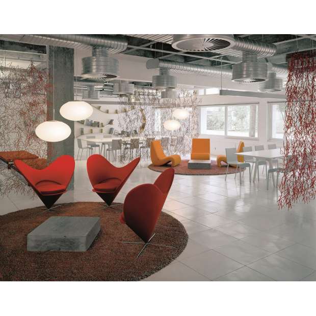 Heart Cone Stoel - Tonus - red - Vitra - Verner Panton - Home - Furniture by Designcollectors