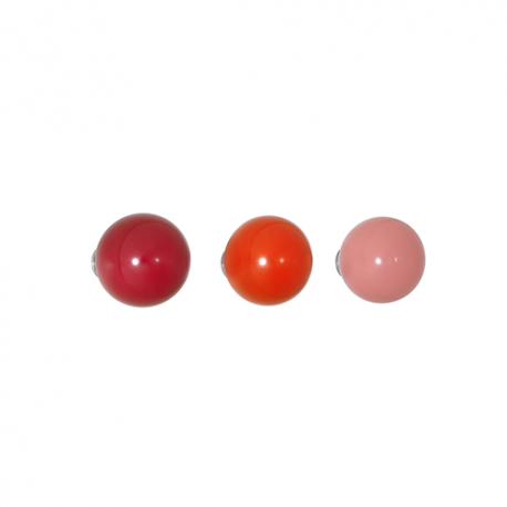 Coat Dots, 1 set of 3 red - vitra - Hella Jongerius - Weekend 17-06-2022 15% - Furniture by Designcollectors