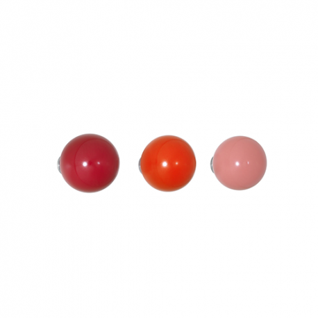 Coat Dots Set van 3 Rood - Vitra - Furniture by Designcollectors