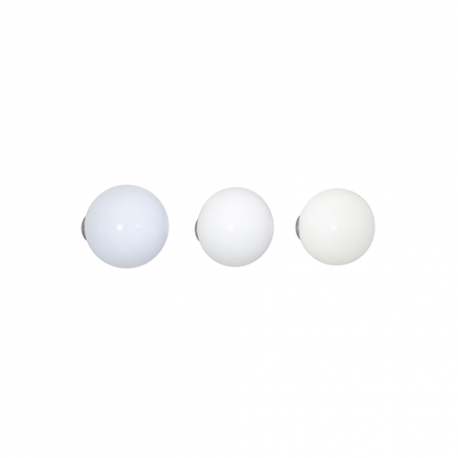 Coat Dots, 1 set of 3 white - Vitra - Hella Jongerius - Furniture by Designcollectors
