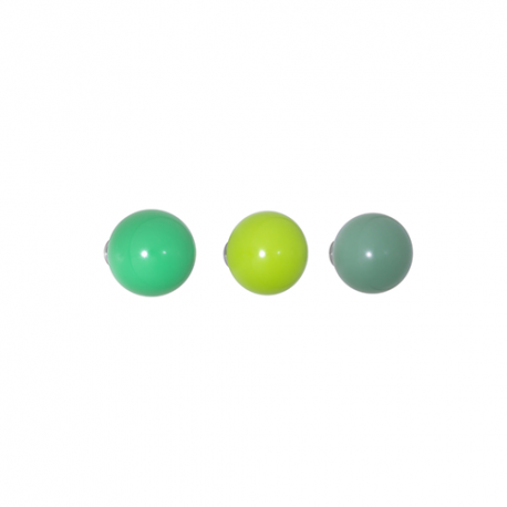 Coat Dots, 1 set of 3 green - Vitra - Furniture by Designcollectors