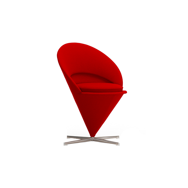Cone Chair - Tonus - red - Vitra - Verner Panton - Chaises - Furniture by Designcollectors