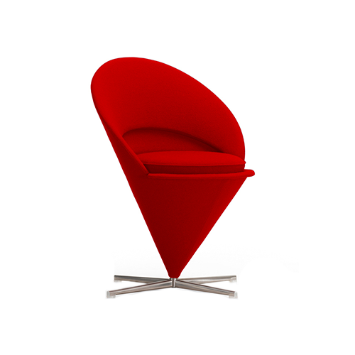 Cone Chair - Tonus - red - Vitra - Verner Panton - Chaises - Furniture by Designcollectors