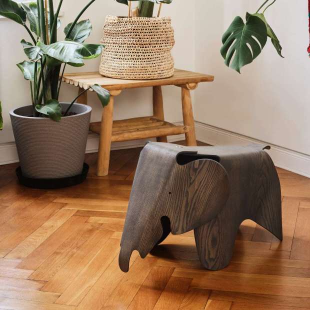 Eames Elephant Plywood: Limited 75th Anniversary Edition - grey stained - Vitra - Charles & Ray Eames - Home - Furniture by Designcollectors