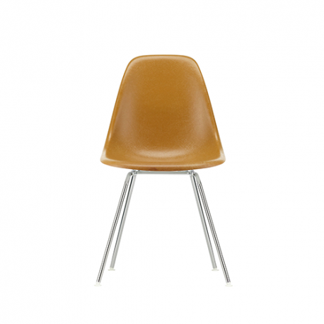 Eames Fiberglass Chairs: DSX Stoel - Eames ochre dark - Vitra - Furniture by Designcollectors