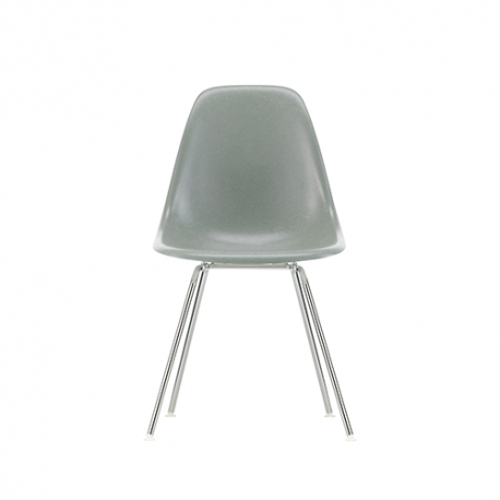 Eames Fiberglass Chairs: DSX Chaise - Eames sea foam green - Chromed - Vitra - Charles & Ray Eames - Fiberglass - Furniture by Designcollectors