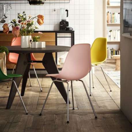 Eames Plastic Chair DSX Chaise sans revêtement - nouvelles couleurs - Granite grey - Vitra - Charles & Ray Eames - Accueil - Furniture by Designcollectors