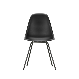 Eames Plastic Chair DSX Chaise sans revêtement - nouvelles couleurs - Deep black