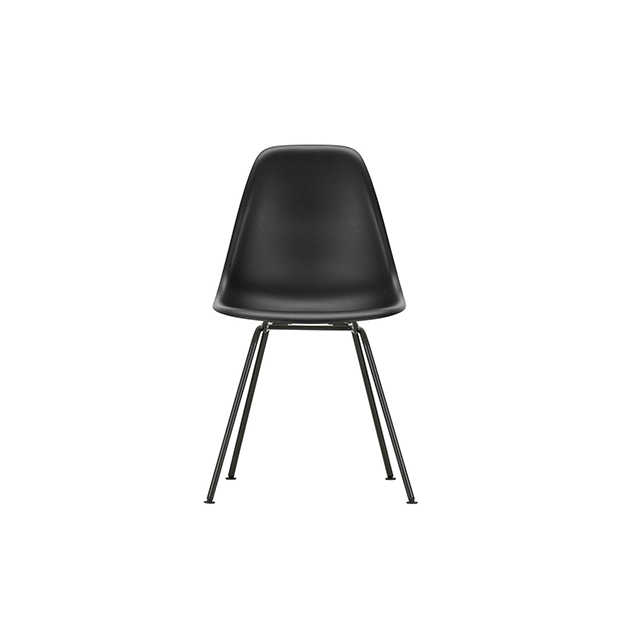 Eames Plastic Chair DSX without upholstery - new colours - Deep black - Vitra - Charles & Ray Eames - Home - Furniture by Designcollectors