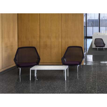 Plate Table - Carrara marble - H 370 x L 1130 x D 410 mm - vitra - Jasper Morrison - Home - Furniture by Designcollectors