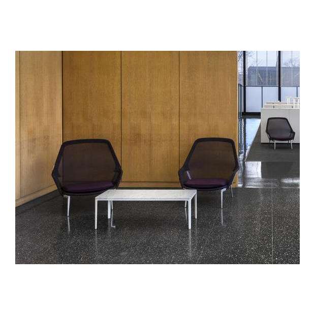 Plate Table - Carrara marble - H 370 x L 1130 x D 410 mm - Vitra - Jasper Morrison - Accueil - Furniture by Designcollectors
