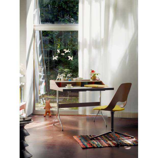 Home Desk Bureau - Walnut veneer - Vitra - George Nelson - Home - Furniture by Designcollectors