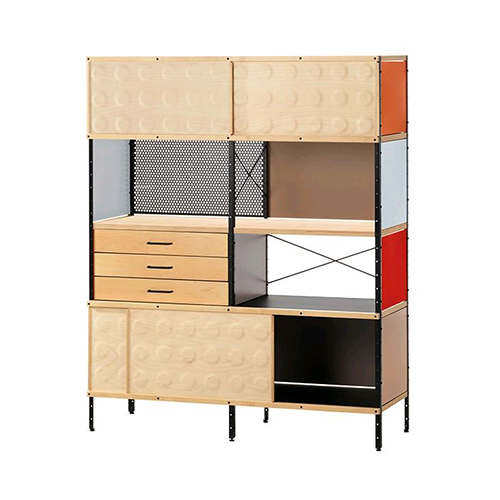 Eames storage unit, ESU Bookcase 4 H - Vitra - Charles & Ray Eames - Home - Furniture by Designcollectors