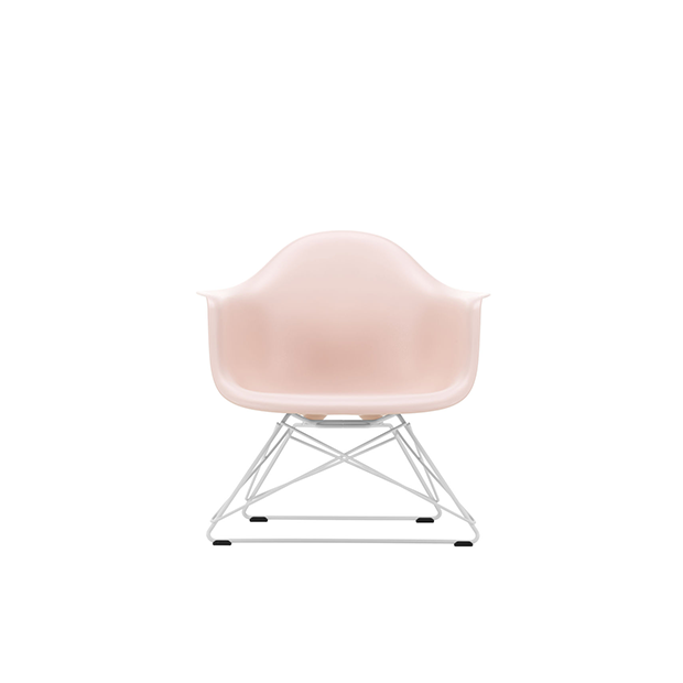 Eames Plastic Armchair LAR sans revêtement - Pale rose - Vitra - Charles & Ray Eames - Lounge Chairs & Club Chairs - Furniture by Designcollectors