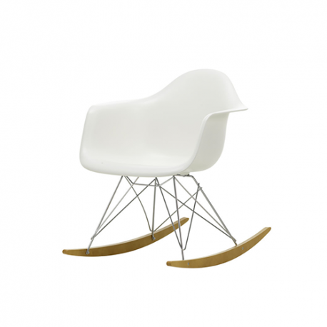 Eames Plastic Armchair RAR Armstoel - nieuwe kleuren - White - Vitra - Charles & Ray Eames - Fauteuils - Furniture by Designcollectors