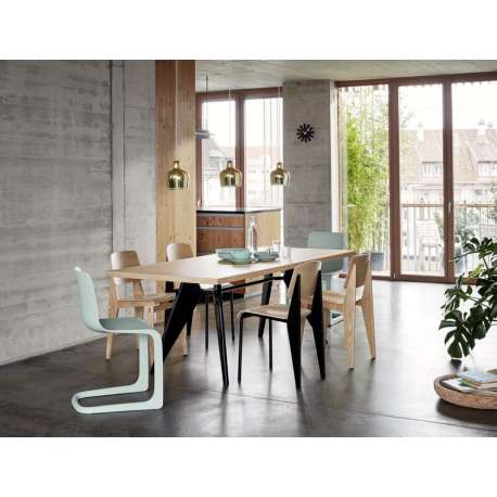 Chaise Tout Bois Stoel - Natural oak - vitra - Jean Prouvé - Home - Furniture by Designcollectors