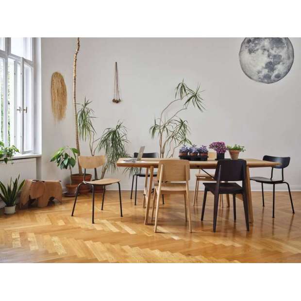 Chaise Tout Bois Chair, Dark oak - Vitra - Jean Prouvé - Home - Furniture by Designcollectors