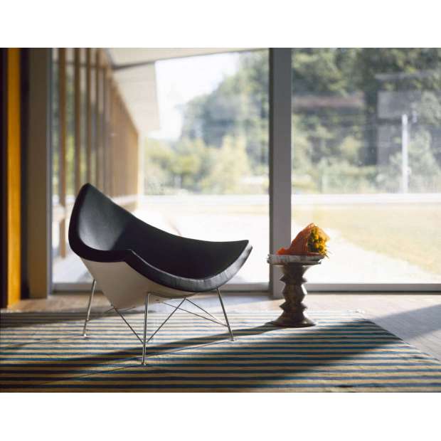 Coconut Chair Chaise - Leather - nero - Vitra - George Nelson - Outlet - Furniture by Designcollectors