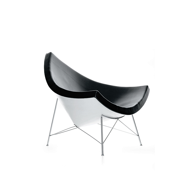 Coconut Chair - Leather - nero - Vitra - George Nelson - Home - Furniture by Designcollectors