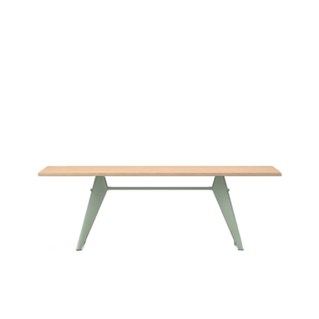 EM Tafel (Hout) - Solid oak - mint powder-coated - Vitra - Jean Prouvé - Tafels - Furniture by Designcollectors