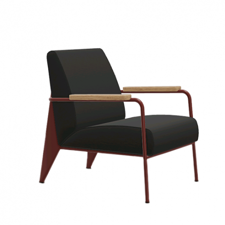 Fauteuil de Salon - Twill - Dark grey - Vitra - Jean Prouvé - Chairs - Furniture by Designcollectors